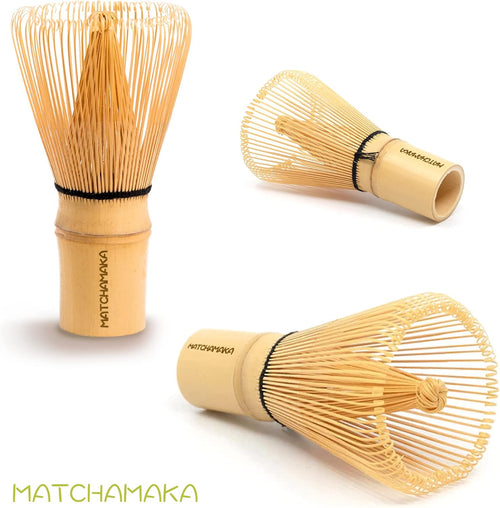 Premium Matcha Green Tea Whisk - 100 Prong -  Traditional Japanese Bamboo Matcha Whisk - Green Tea, Matcha Latte, Matcha Ceremonial Powder, Matcha Tea - the Perfect Matcha Ceremony Whisk