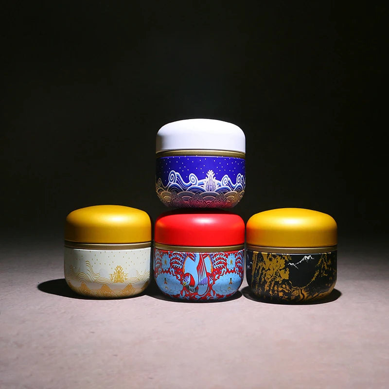 ceremonial matcha tin black lacquer — angle 1