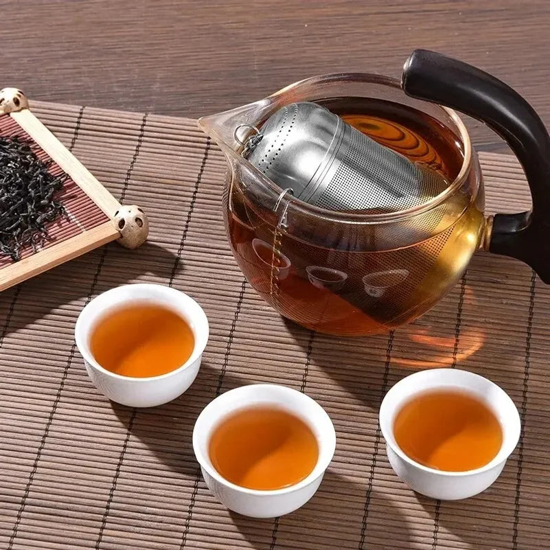 tea infuser ball stainless mesh 2-inch — angle 5