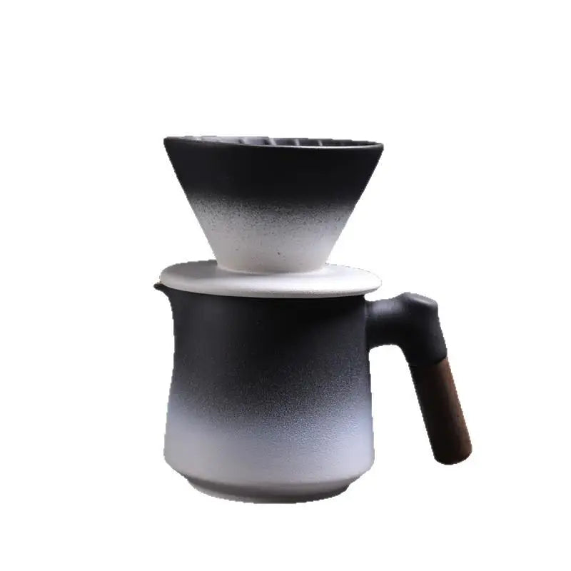 ceramic pour-over set dripper carafe 400ml — angle 5