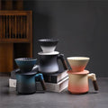 ceramic pour-over set dripper carafe 400ml — angle 1