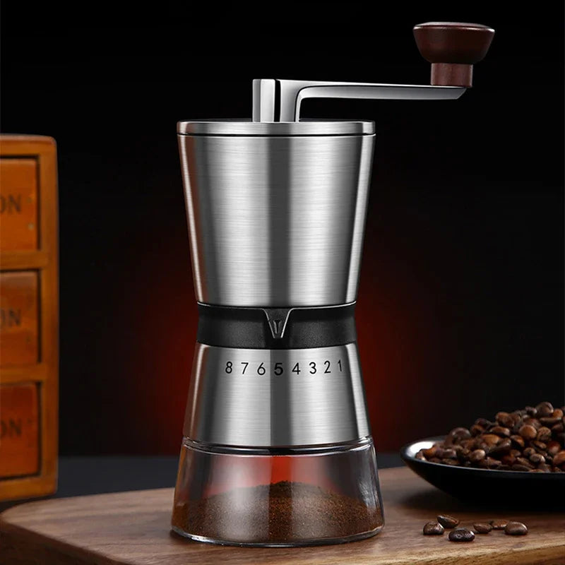 hand burr grinder conical ceramic — angle 1