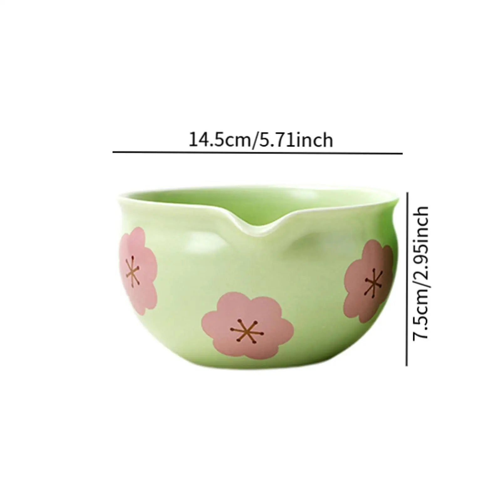 Matcha bowl ceramic chawan — angle 2