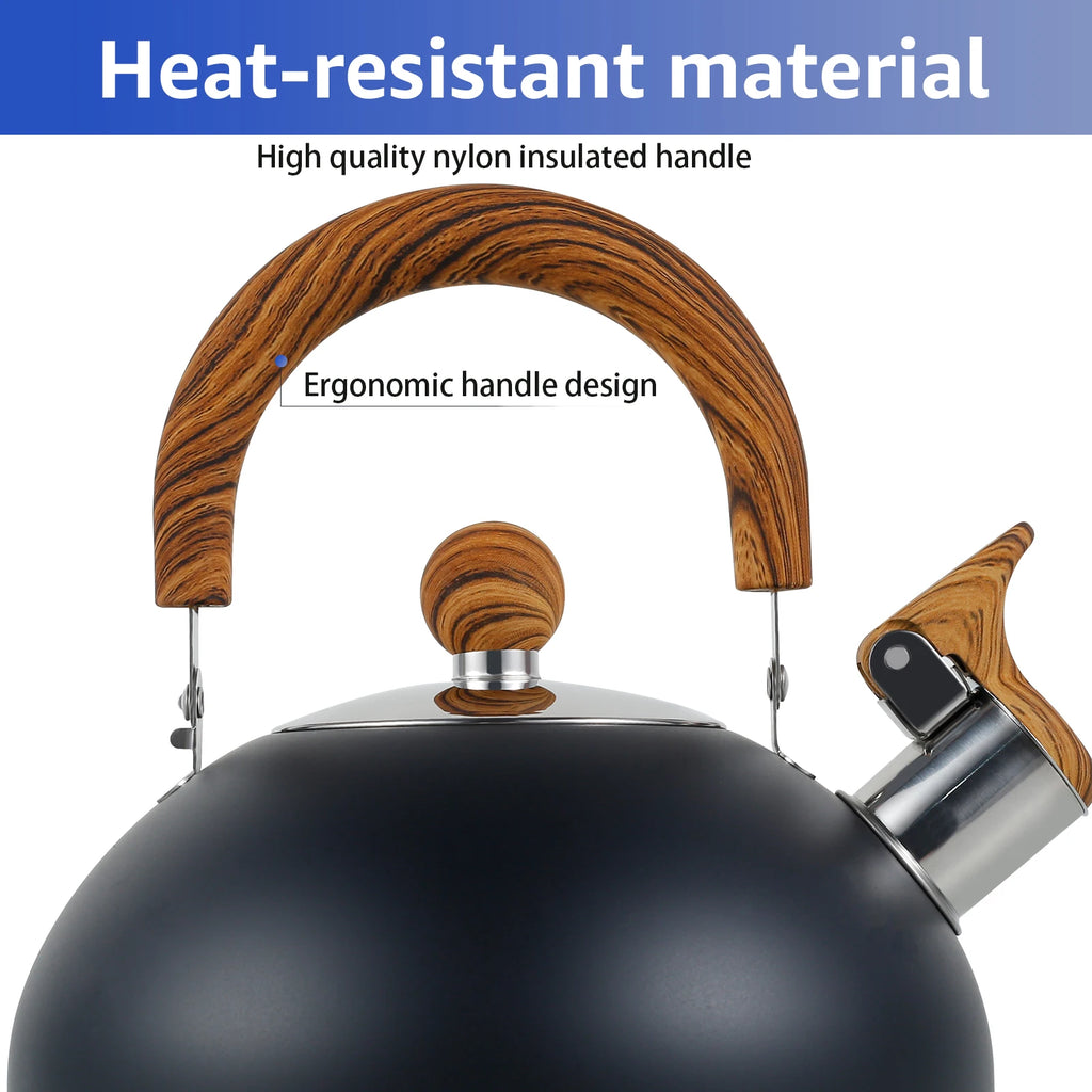 stovetop whistling kettle 2L brushed stainless — angle 3