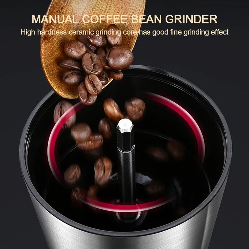 hand burr grinder conical ceramic — angle 3