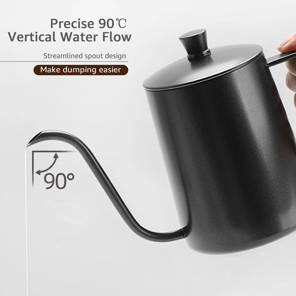 gooseneck pour-over kettle 600ml — angle 4