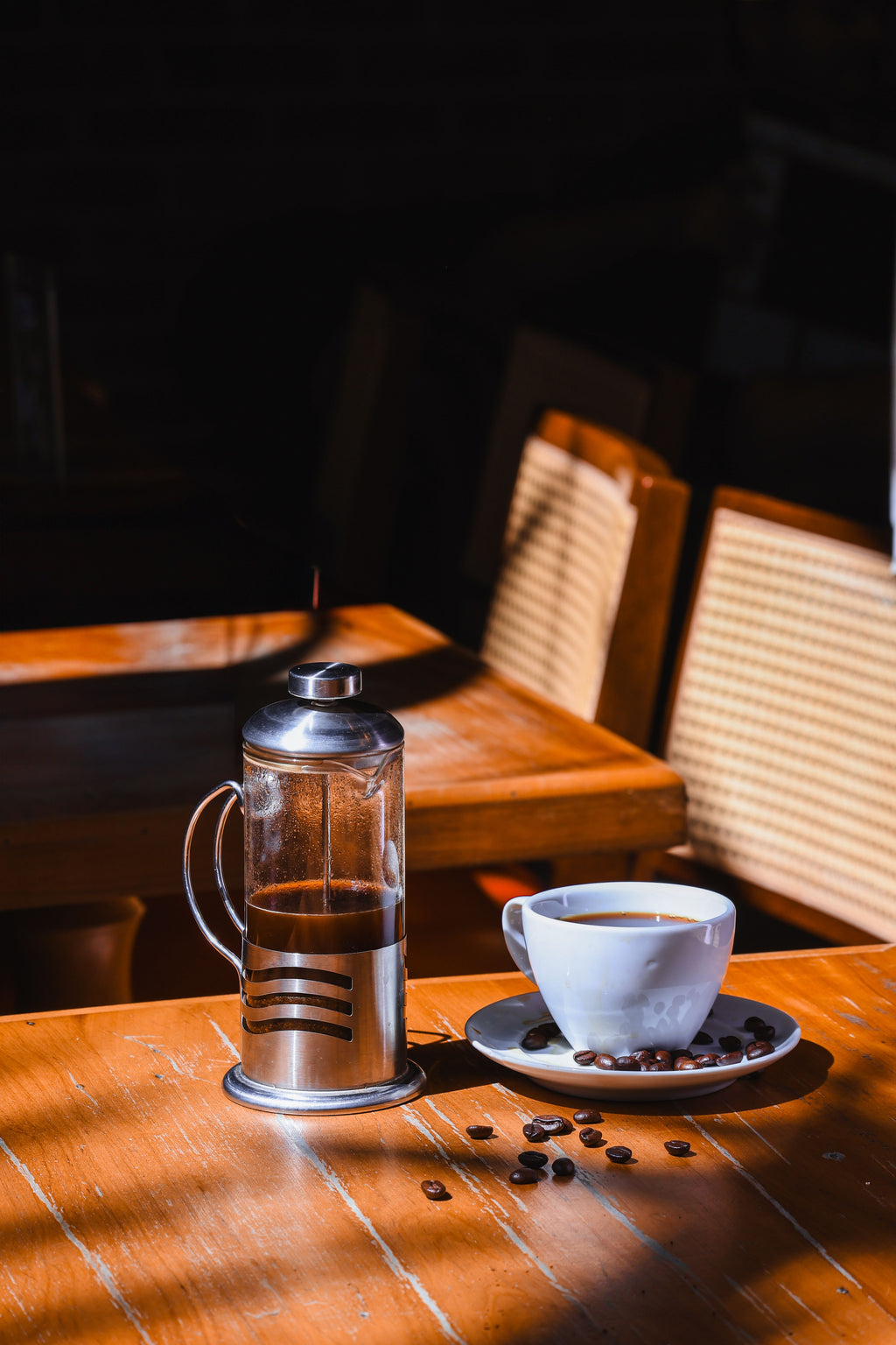 French press double-wall — angle 3