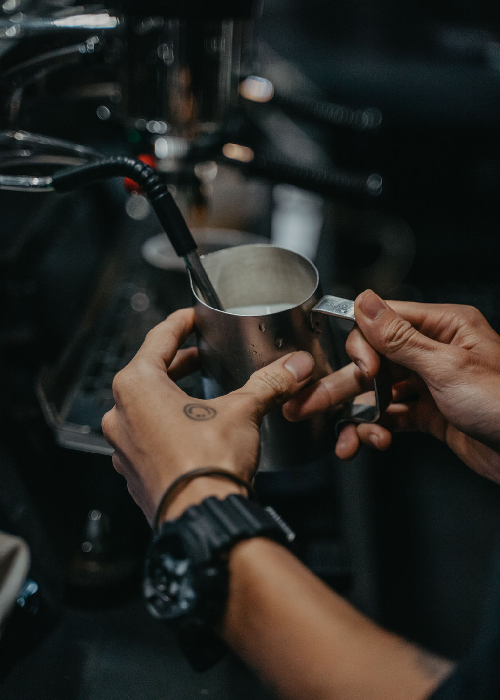 barista pour