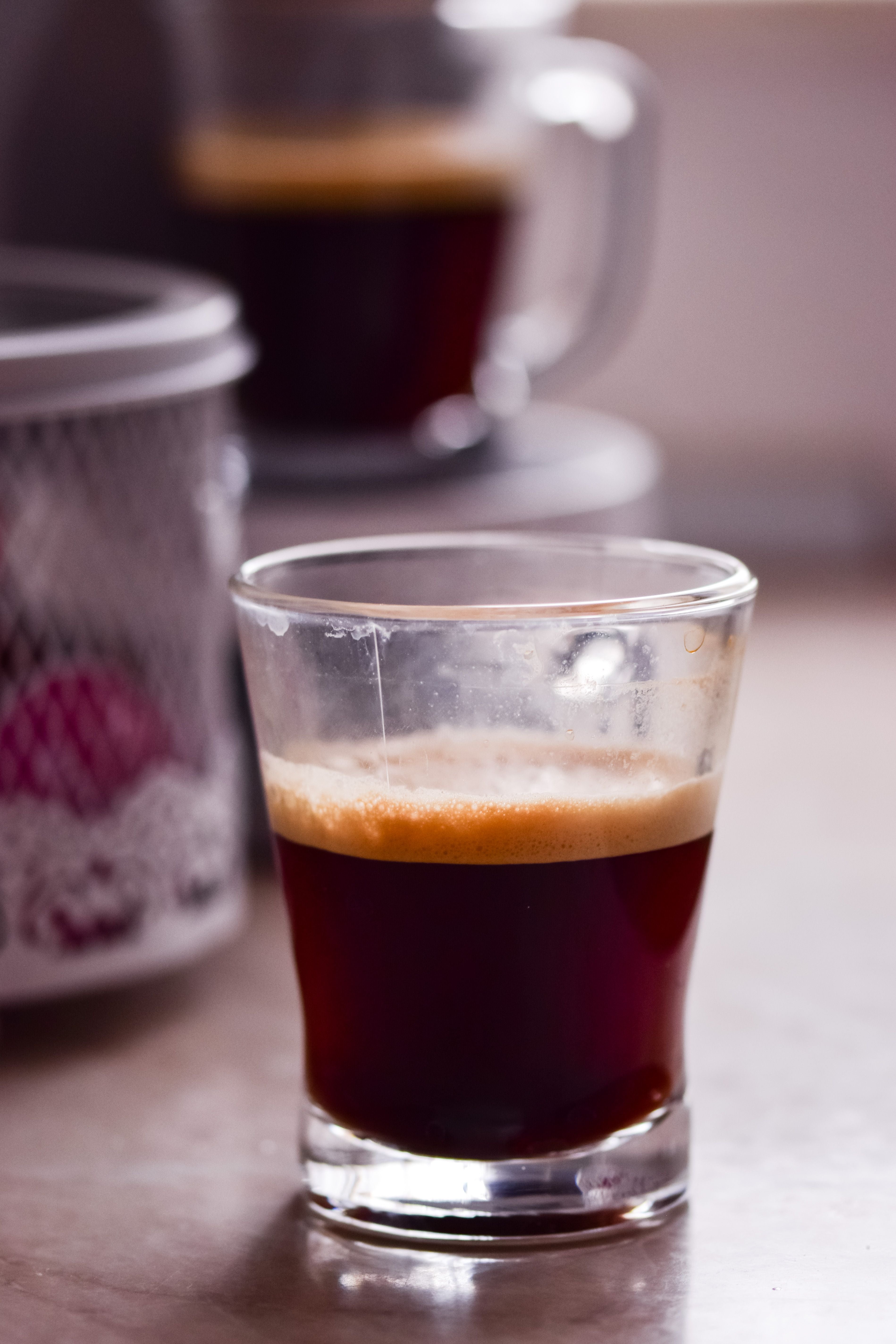 Espresso tamper walnut — angle 4