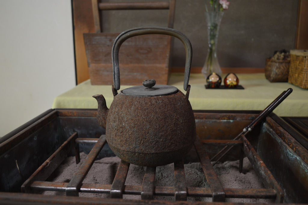 Cast iron teapot — angle 3