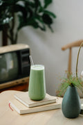 double-wall matcha latte glass 280ml borosilicate