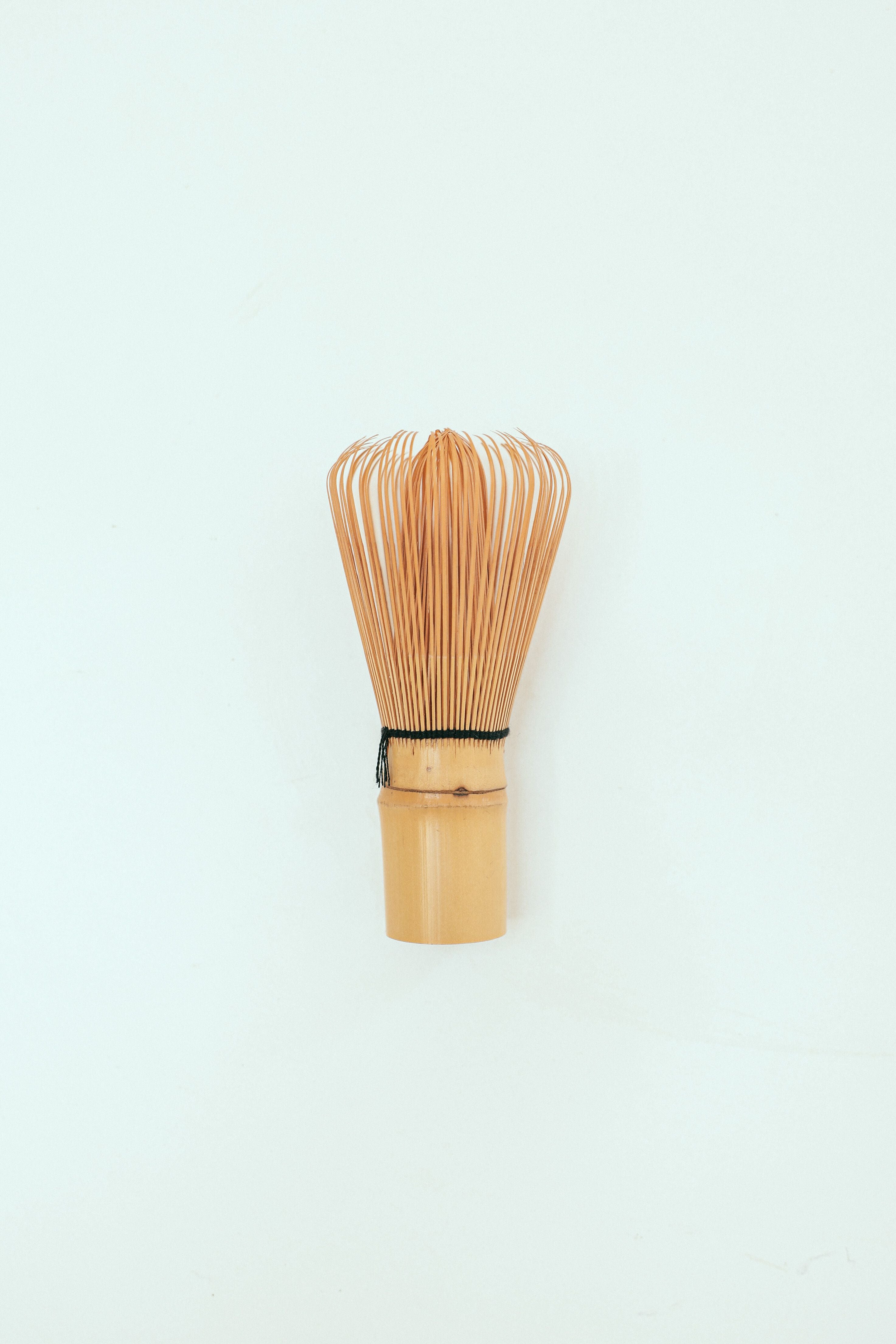Bamboo chashaku scoop — angle 3